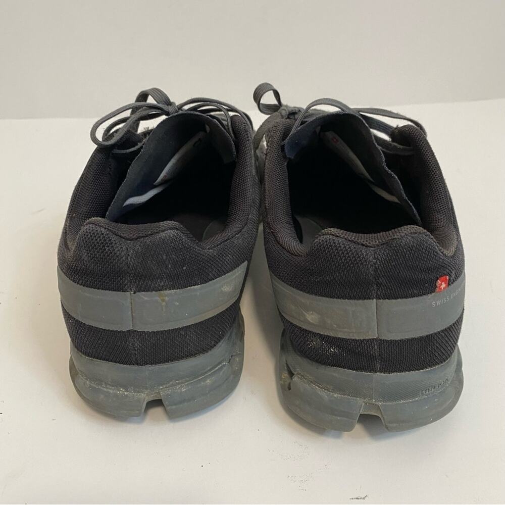 On Running Men's Cloudflow Sneakers Black White Size 9 - Picture 8 of 8